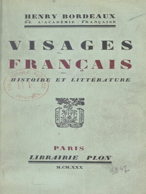 cover image of Visages français